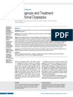 The Diagnosis and Treatment Dyspesia Funcional