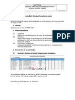 Procedimiento de Carga de Horas Hombre y Reporte de Mantenimiento