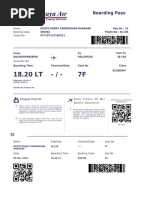 Boarding Pass BPN - Palu PDF