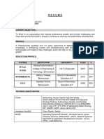 Attachment (1) Anil Recent Resume