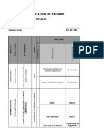 Matriz de Riesgo y Peligro