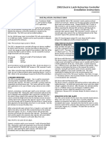 2902 Electric Latch Retraction Controller Installation Instructions