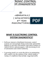 Electronic Control System Diagonostics