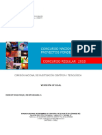 Formulario Final Proyecto Fondecyt