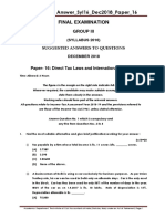 Suggested Answer - Syl16 - Dec2018 - Paper - 16 Final Examination: Suggested Answers To Questions