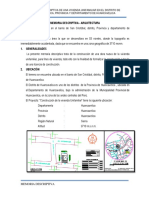 Memoria Descriptiva Arquitectura PDF