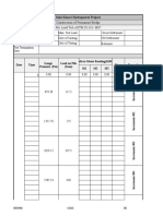 Load Test Observation Sheet