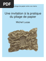 Pratique Du Pliage M Lucas PDF