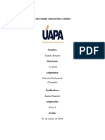 Asignación I Practica Profesioanal