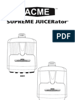 Acme Juicer Manual