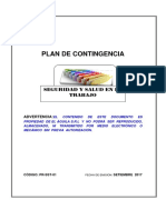 PR-SST-02 Plan de Contingencia