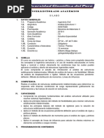 Silabo Analisis Estructural I Ucp