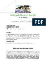 Desarrollo Local y Educacion