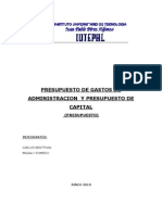 Trabajo de Presupuesto Capital Inversion