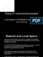 Place of Consciousness: Lived Space in Architecture and Cinema