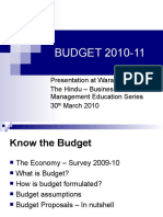 Budget 2010-11