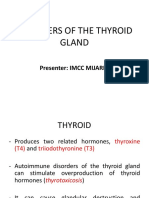 Disorders of The Thyroid Gand