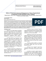 Effects of Work Environment and Engagement On Nurses Organizational Commitment in Public Hospitals Lahore, Pakistan