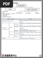 Composition of Human Blood