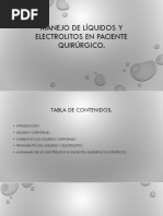 Manejo de Líquidos y Electrolitos en Paciente Quirúrgico Correcto!!