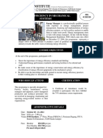 Energy Efficiency in Mechanical System