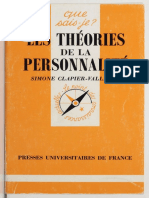 Les Theories de La Personnalite