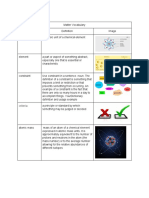 Leonardo Garcia - Matter Vocabulary