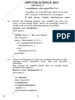 Section A (Only For Candidates, Who Opted For C++)