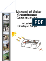 Solar Greenhouse Construction Manuel by Vincent Stauffer