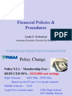 Financial Policies & Procedures: Linda D. Robertson