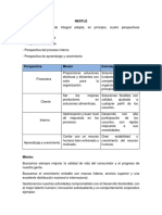 Diseño Cuadro de Mando Integral o Balance Score Card