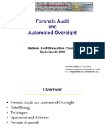 Forensic Audit and Automated Oversight: Federal Audit Executive Council