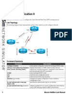 OSPF Authentication II: Objective Lab Topology