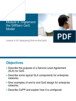 Module 4: Implement The Diffserv Qos Model: Lesson 4.10: Deploying End-To-End Qos