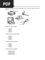 Light Energy Quiz