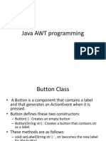 Java AWT Programming