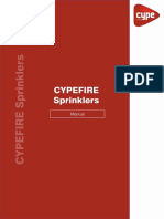 CYPEFIRE Sprinklers Manual