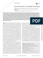 High-Throughput Single-Cell Cultivation On Microfluidic Streak Plates