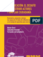 Comunicación: El Desafío de Construir Actores y Ampliar Ciudadanía