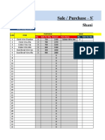 Stock Mentain in Excel by DEEPAK EDUWORLD