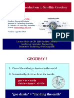 Modul-1:: Introduction To Satellite Geodesy