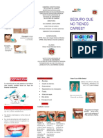 Triptico Higiene Bucal