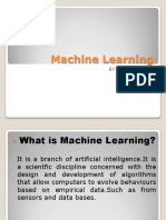 Machine Learning: BY:Vatsal J. Gajera (09BCE010)