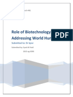 Application of Biotechnology