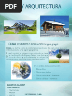 Clima y Arquitectura