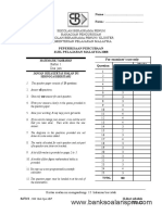 Kertas 1 Pep Percubaan SPM SBP 2008 - Soalan PDF