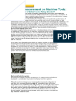 Position Measurement On Machine Tools