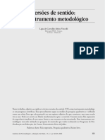 Versão de Sentido Instrumento Metodológico