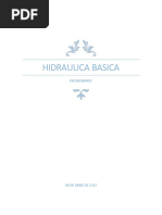 Hidraulica Basica: Problemario