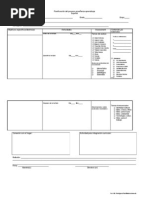 Modelo para Planificacion Con Estrategia de Lectoescritura